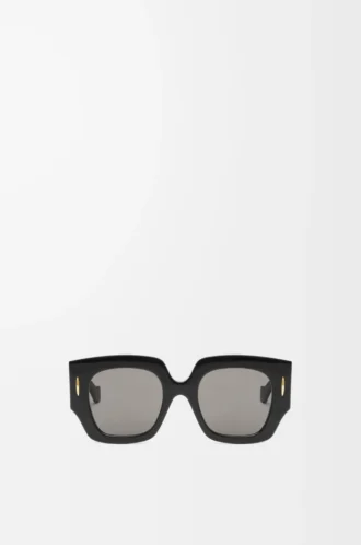 Square Screen Sonnenbrille Schwarz