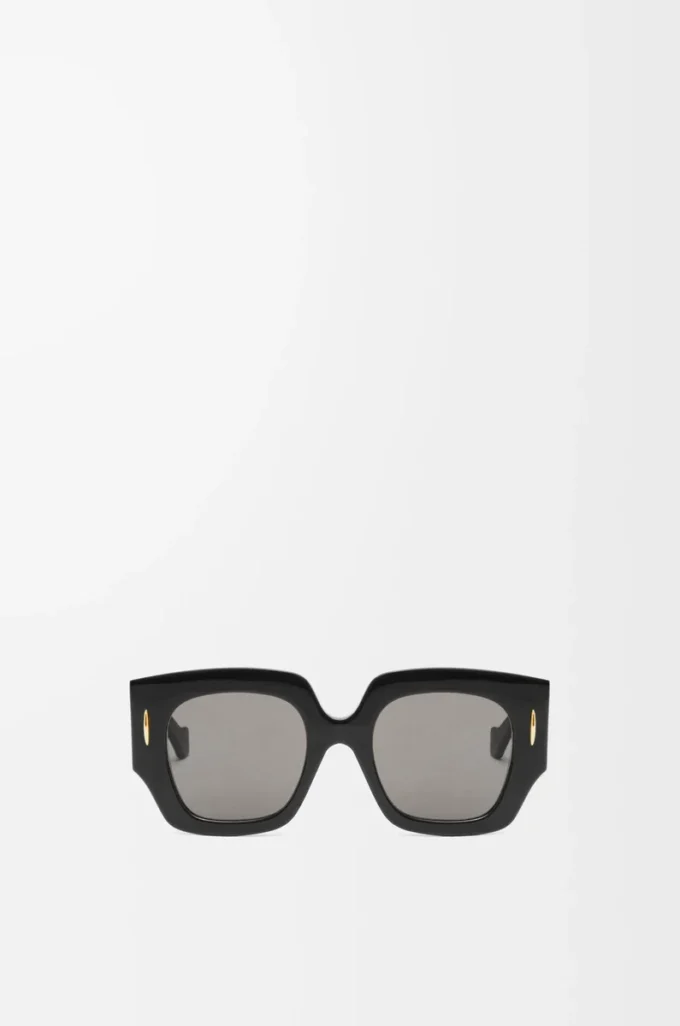Square Screen Sonnenbrille Schwarz