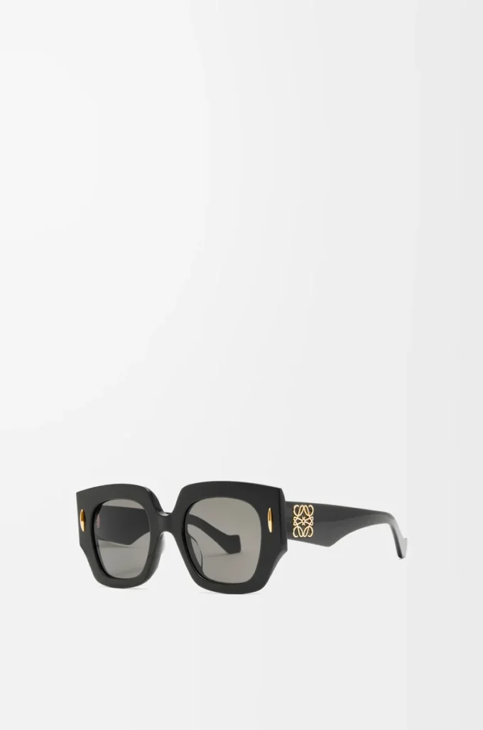 Square Screen Sonnenbrille Schwarz