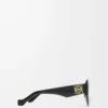 Square Screen Sonnenbrille Schwarz