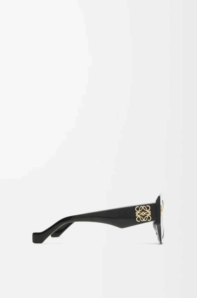 Square Screen Sonnenbrille Schwarz