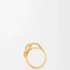 Stapelring aus Sterlingsilber Gold