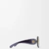 Starry Night Mask Sonnenbrille Blau