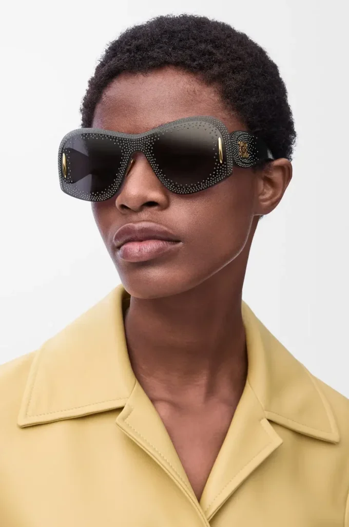 Starry Night Mask Sonnenbrille Rauchfarben