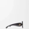Starry Night Mask Sonnenbrille Rauchfarben