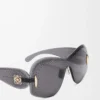 Starry Night Mask Sonnenbrille Rauchfarben