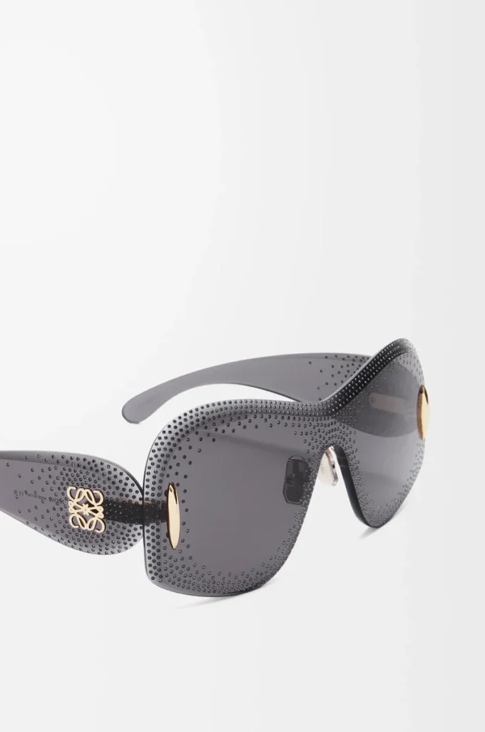 Starry Night Mask Sonnenbrille Rauchfarben