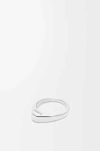 Steigbügelring aus Sterlingsilber Silber