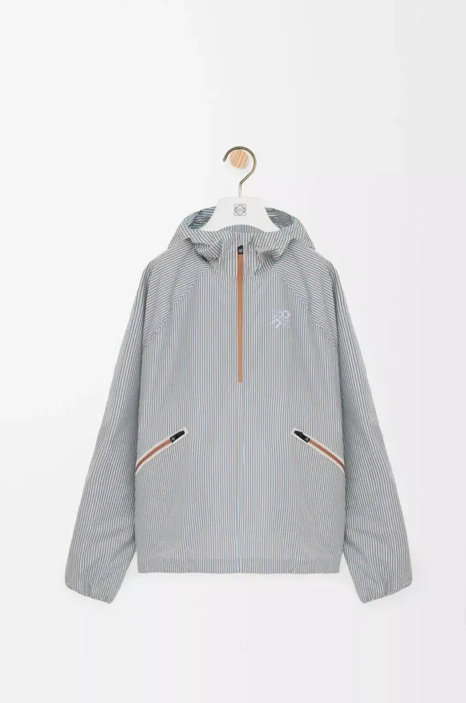 Storm Anorak aus technischem Shell-Material Beige/Blau