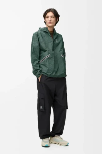 Storm Anorak aus technischem Shell-Material Grün/Schwarz