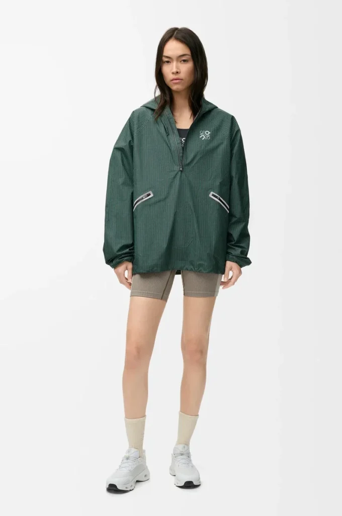 Storm Anorak aus technischem Shell-Material Grün/Schwarz