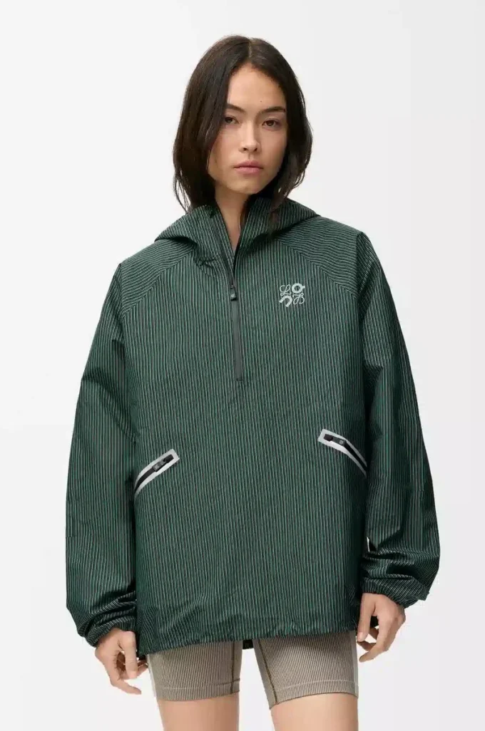 Storm Anorak aus technischem Shell-Material Grün/Schwarz