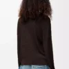 Strickjacke aus Viskose Dunkelbraun