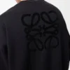 Strickjacke aus Wollmischung in Schwarz