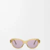 Swan Slim Sonnenbrille Transparent Olive