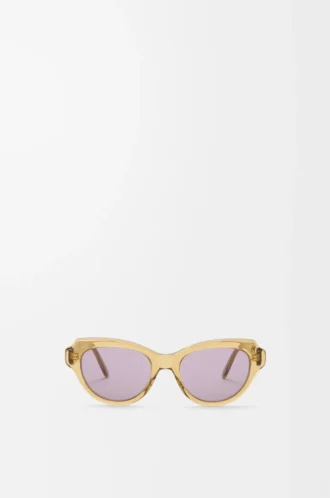 Swan Slim Sonnenbrille Transparent Olive