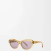 Swan Slim Sonnenbrille Transparent Olive