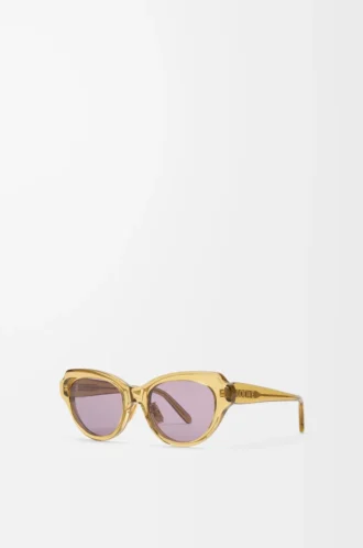 Swan Slim Sonnenbrille Transparent Olive