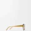 Swan Slim Sonnenbrille Transparent Olive