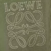T-Shirt aus Baumwolle in Khaki-Grün mit lockerer Passform