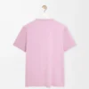 T-Shirt aus Baumwolle in lockerer Passform, Farbe: Flieder