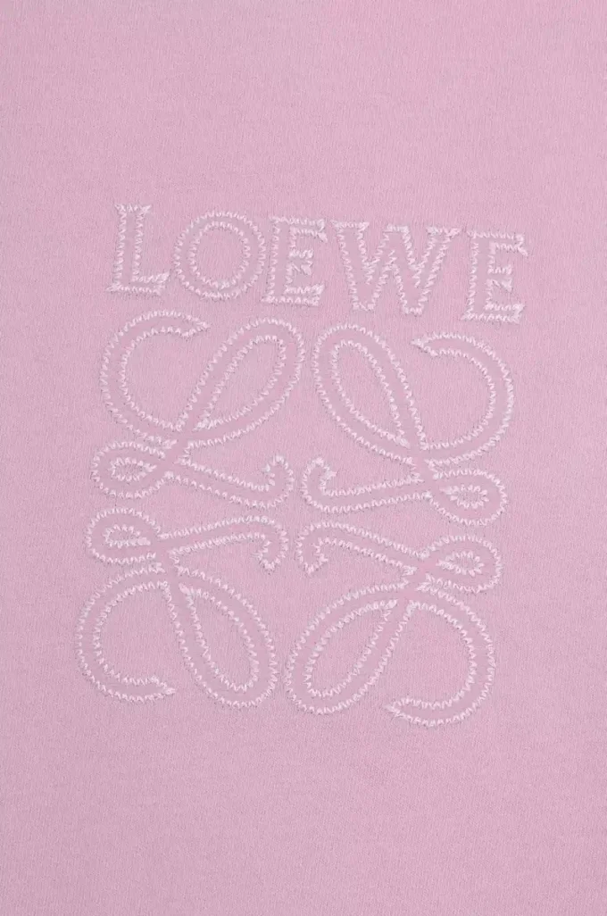 T-Shirt aus Baumwolle in lockerer Passform, Farbe: Flieder