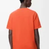 T-Shirt aus Baumwolle in lockerer Passform Orange