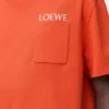 T-Shirt aus Baumwolle in lockerer Passform Orange