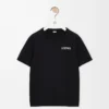 T-Shirt aus Baumwolle in lockerer Passform Schwarz