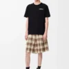 T-Shirt aus Baumwolle in lockerer Passform Schwarz