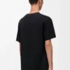 T-Shirt aus Baumwolle in lockerer Passform Schwarz