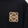 T-Shirt aus Baumwolle in lockerer Passform Schwarz