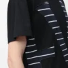 T-Shirt aus Baumwolle in lockerer Passform Schwarz