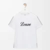 T-Shirt aus Baumwolle in lockerer Passform Weiß