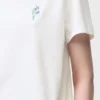 T-Shirt aus Baumwolle in lockerer Passform Weiß