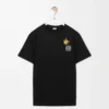 T-Shirt mit lockerer Passform aus Baumwolle in Schwarz/Mehrfarbig