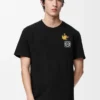 T-Shirt mit lockerer Passform aus Baumwolle in Schwarz/Mehrfarbig