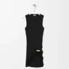 Tanktop aus Baumwolle in Schwarz