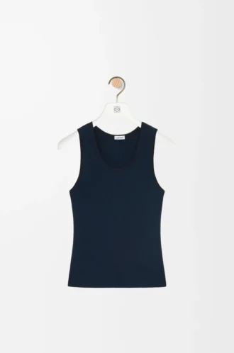 Tanktop aus Seide Deep Marine