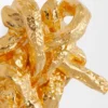 Tarantella-Brosche aus Sterlingsilber Gold