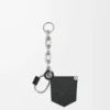 Taschenanhänger Schwarz/Silber