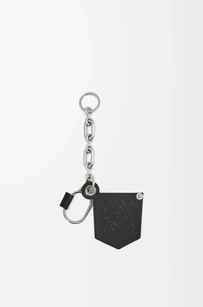 Taschenanhänger Schwarz/Silber