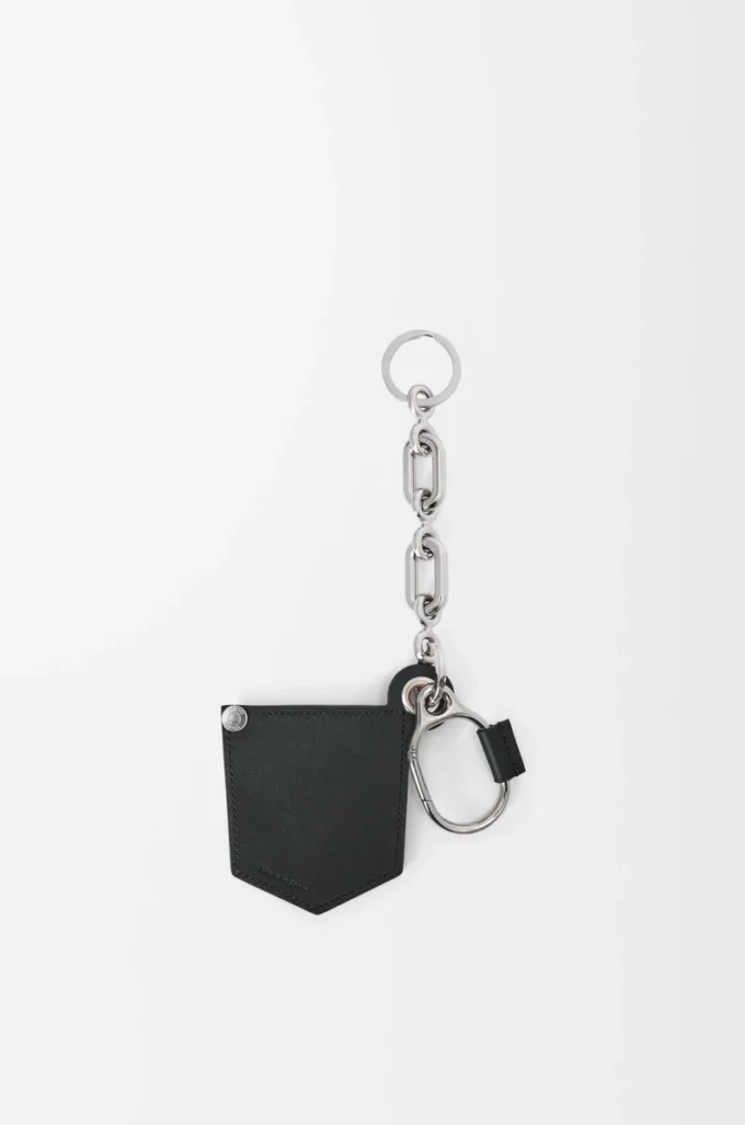 Taschenanhänger Schwarz/Silber