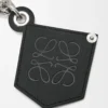 Taschenanhänger Schwarz/Silber