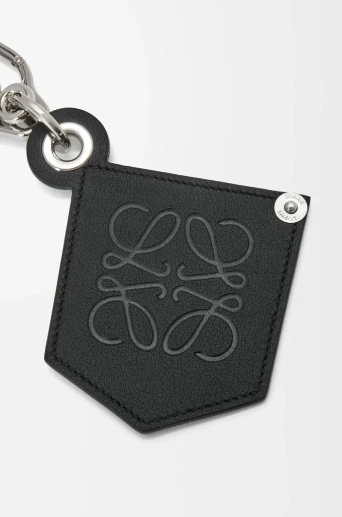 Taschenanhänger Schwarz/Silber