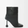Toy Panta Stiefeletten aus Nappalammleder Schwarz
