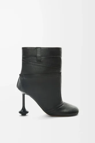 Toy Panta Stiefeletten aus Nappalammleder Schwarz