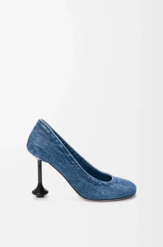 Toy Pumps aus Denim Washed Denim