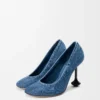 Toy Pumps aus Denim Washed Denim