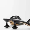Toy Slide aus Kalbsleder Schwarz